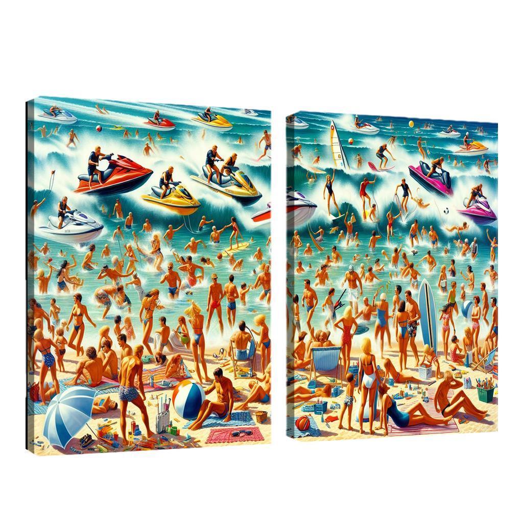 Adventure Cove Thrills On The Water Abstract Paintings Frame