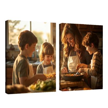 Home Is Where Mom Is The Comfort Of A Mother's Love Canvas Paintings Frame