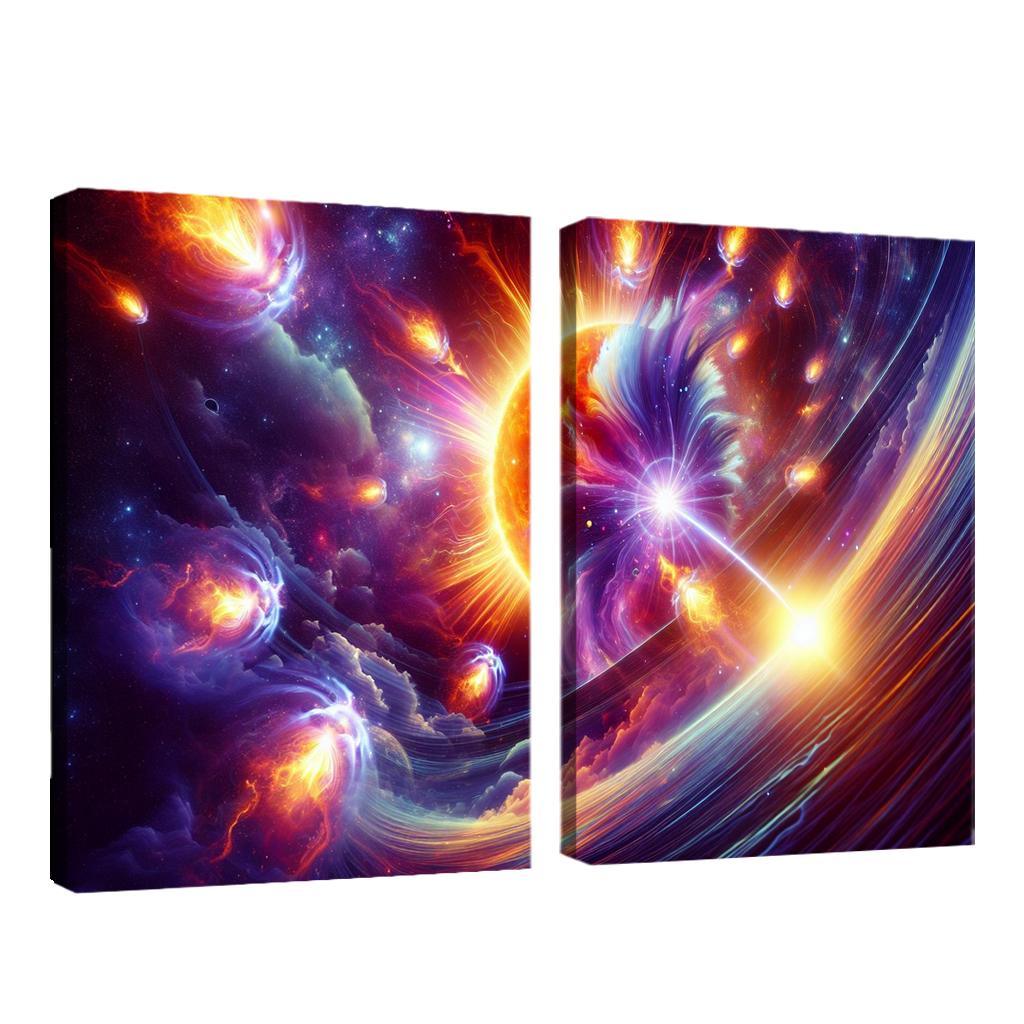 The Allure Of Space Weather Abstract Paintings Frame