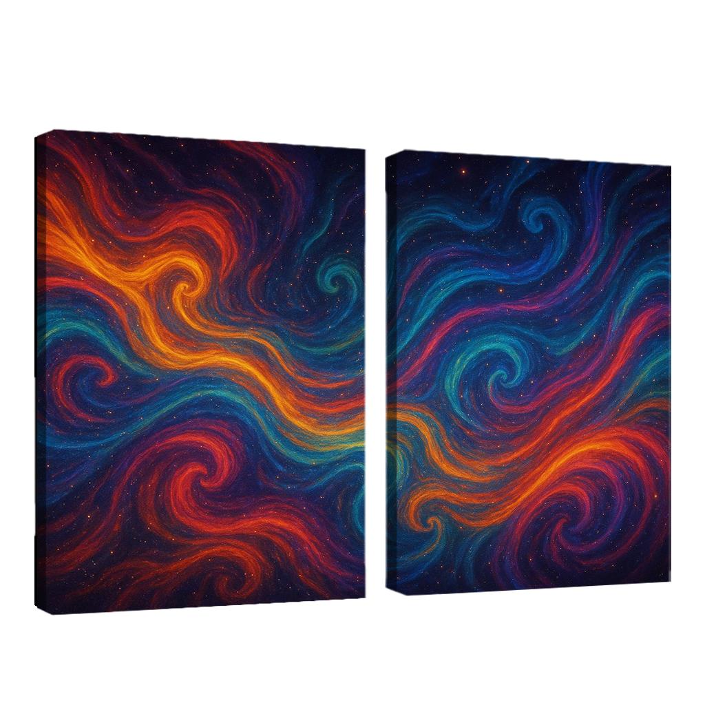 Symphony Of Celestial Currents Premium Artwork Frames