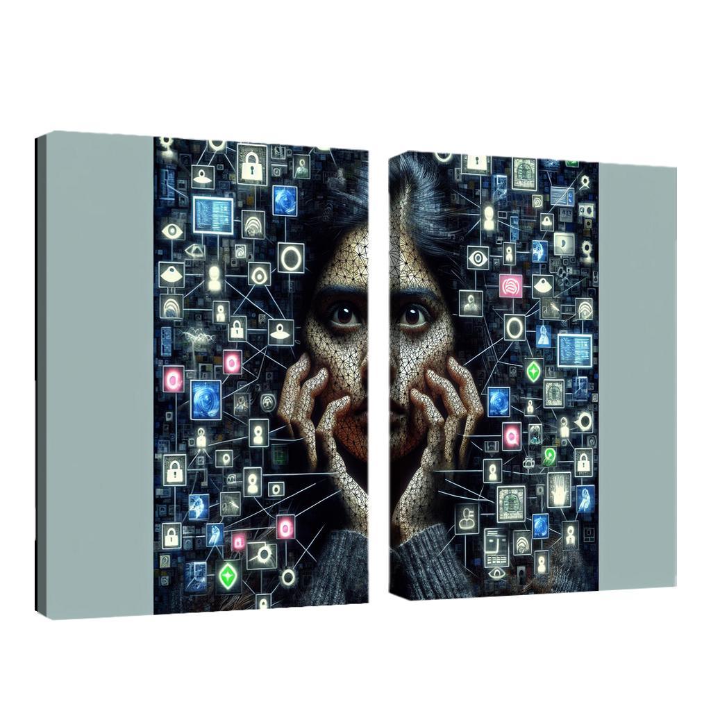 Digital Shadows Privacy In The Modern World Custom Paintings Frame