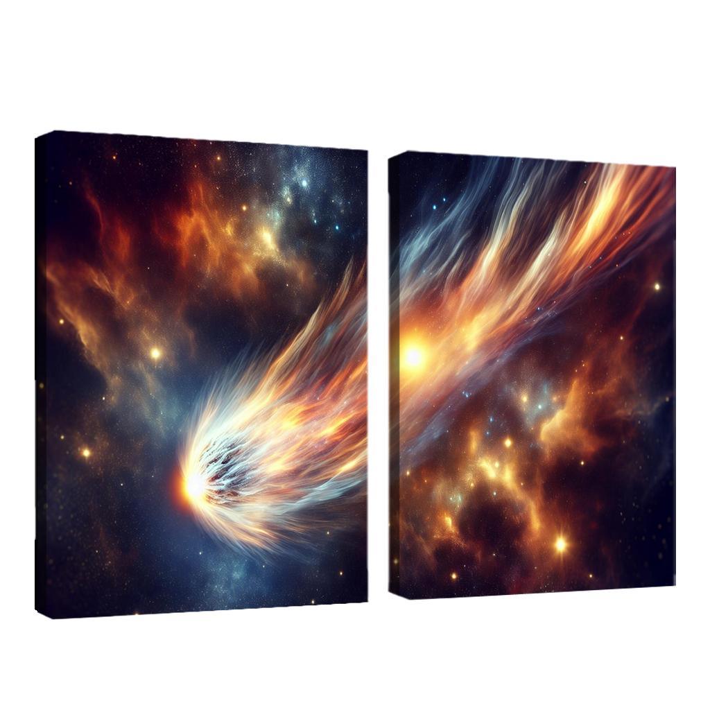 The Allure Of Comets And Their Trails Abstract Paintings Frame