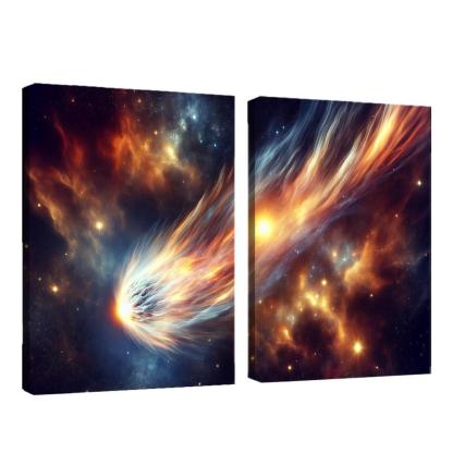 The Allure Of Comets And Their Trails Abstract Paintings Frame
