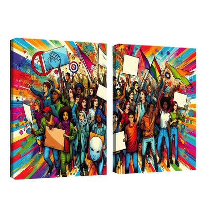 Youth Voices The Power Of Future Generations Multi-panel Paintings