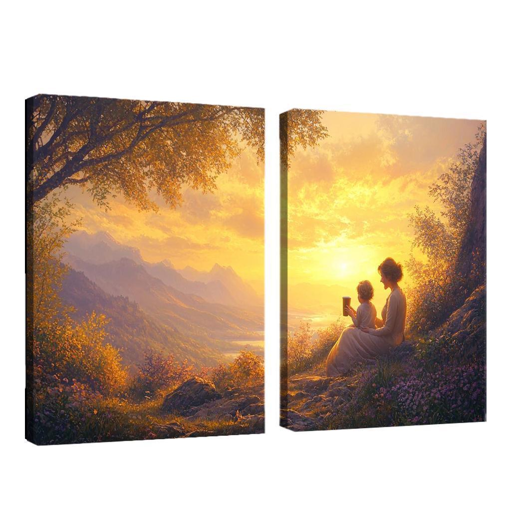 Sunrise Moments The Dawn Of Love Custom Paintings Frame