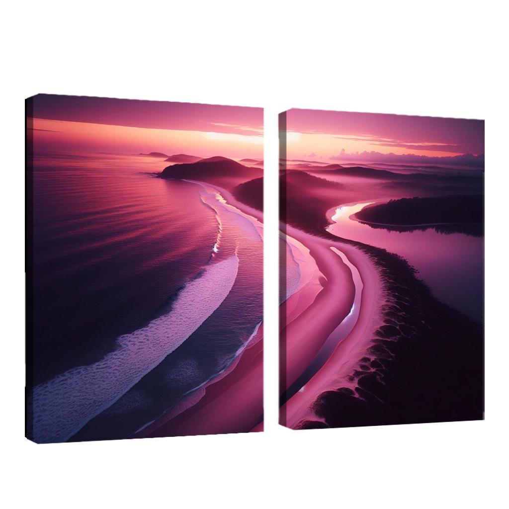 Violet Cove Enchanted Sunrise Spot Custom Paintings Frame
