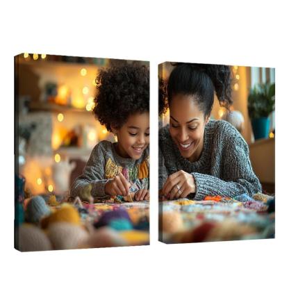 Threads Of Love Weaving A Mother's Legacy Canvas Paintings Frame