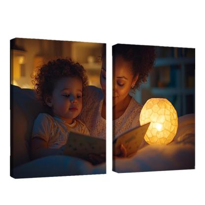 Guardian Angels A Mothers Everlasting Watch Canvas Paintings Frame