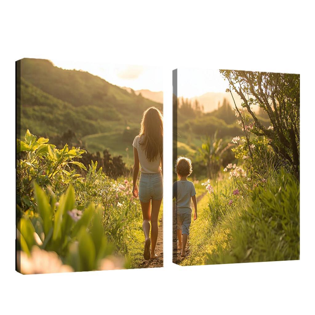 The Journey Of Togetherness A Mothers Path Custom Paintings Frame