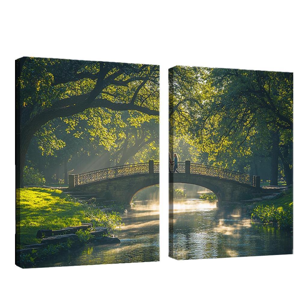 Bridges Of Trust Building Connections Canvas Paintings Frame