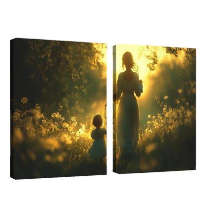 Shadows Of Love A Mothers Guiding Light Canvas Paintings Frame