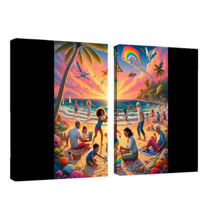 Sunset Sands The Perfect Family Retreat Custom Paintings Frame