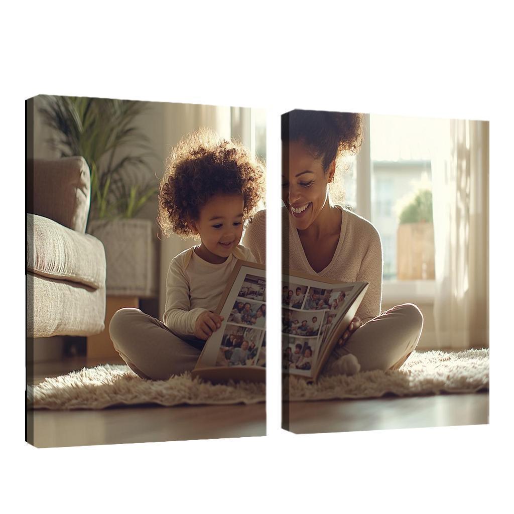 The Embrace Of Memories A Mothers Love Custom Paintings Frame