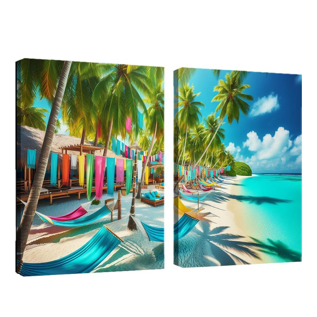 Tropical Escape Beach Premium Artwork Frames
