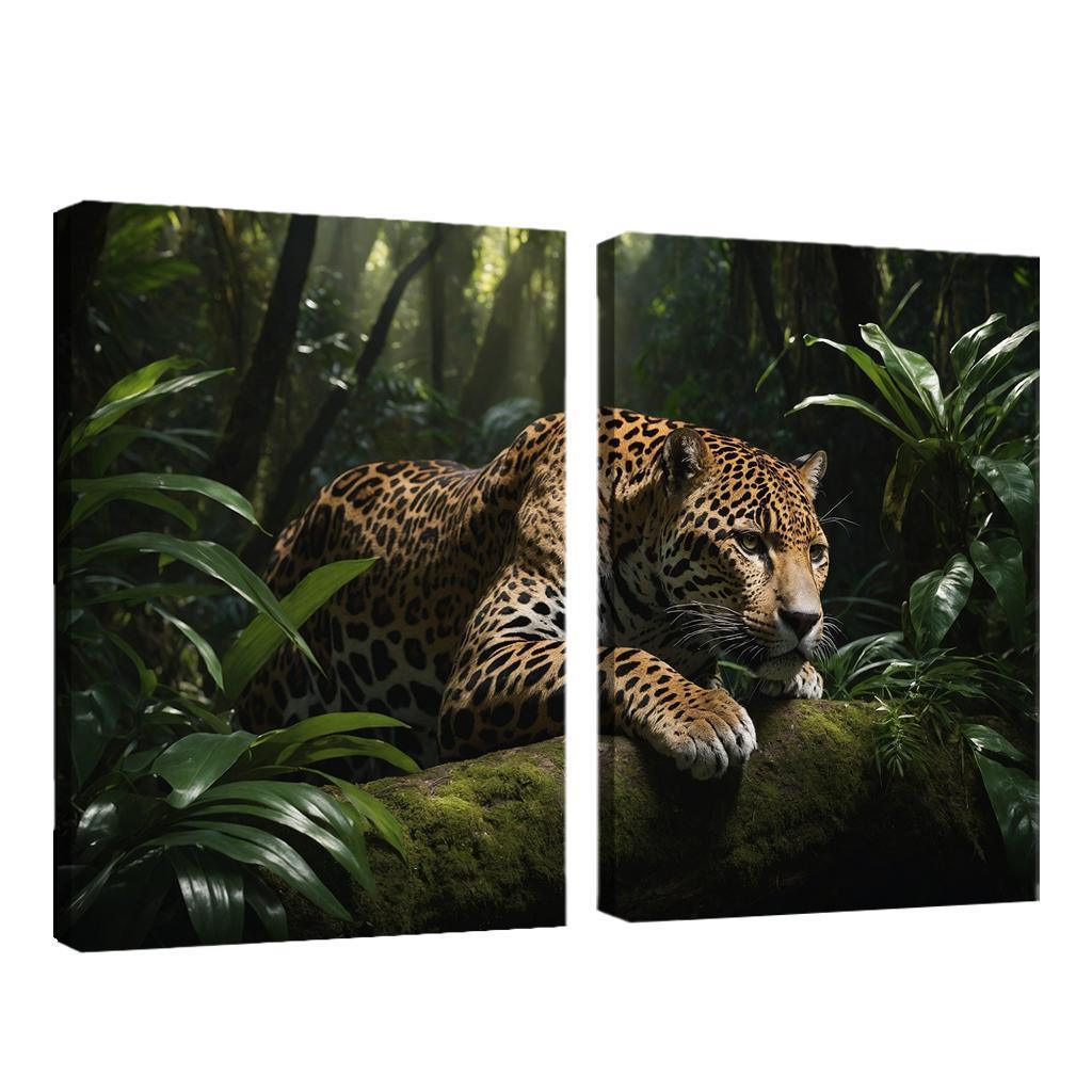 The Mighty Jaguar Stealthy Forest Predator Canvas Paintings Frame