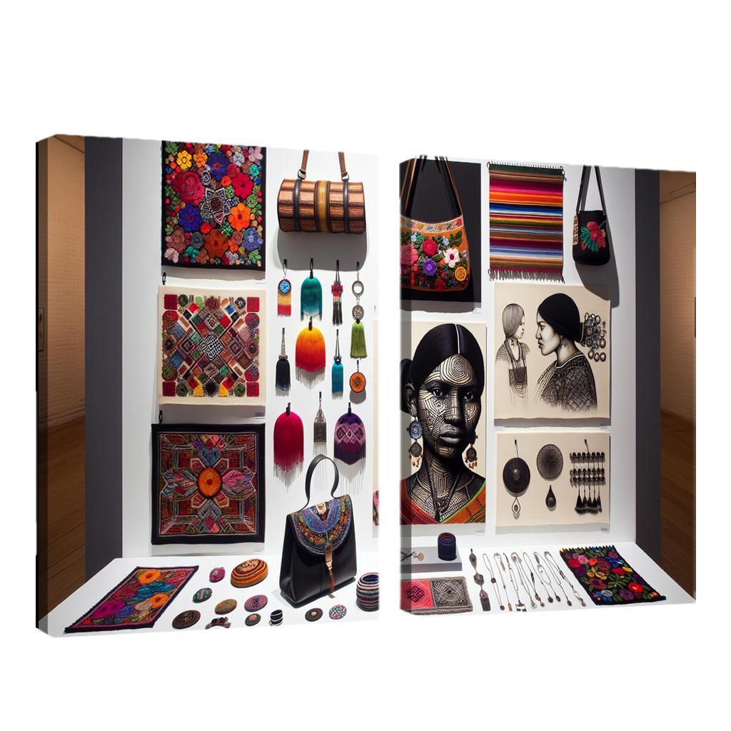 Artisan Craft Handmade Fashion and Accessories 2 Piece HD Canvas Wall Art-Original Frame