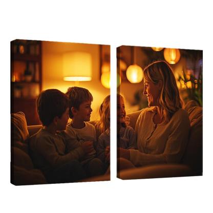 A Mothers Heart The Foundation Of Family Canvas Paintings Frame