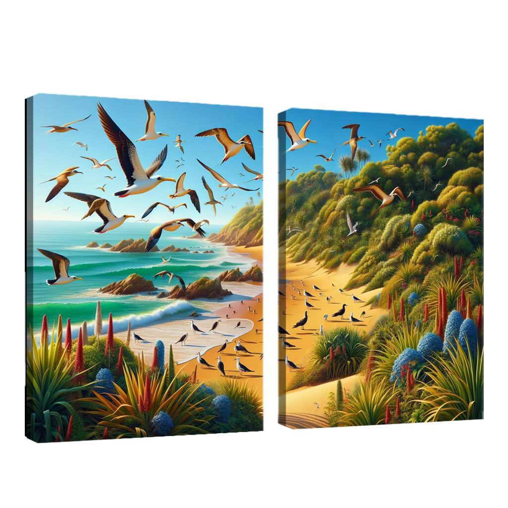 Eagle Nest Beach A Wildlife Sanctuary Custom Paintings Frame
