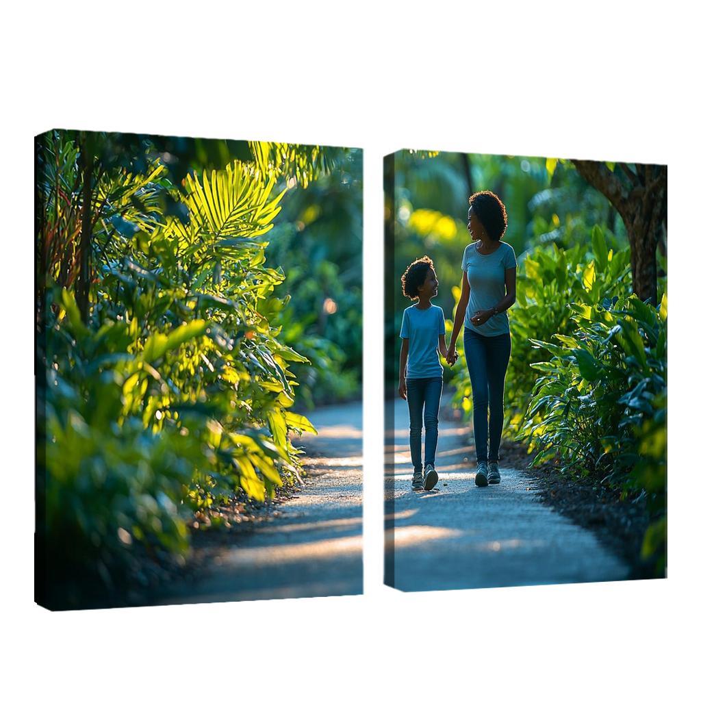 Footsteps Of Love Following Her Path One-piece Frames