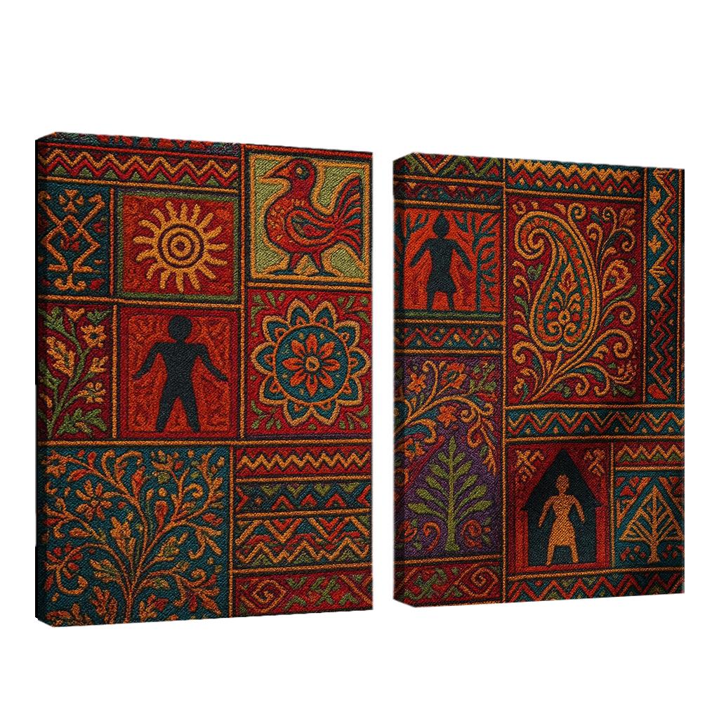 Threads Of Heritage Celebrating Cultural Preservation Through Art Premium Artwork Frames