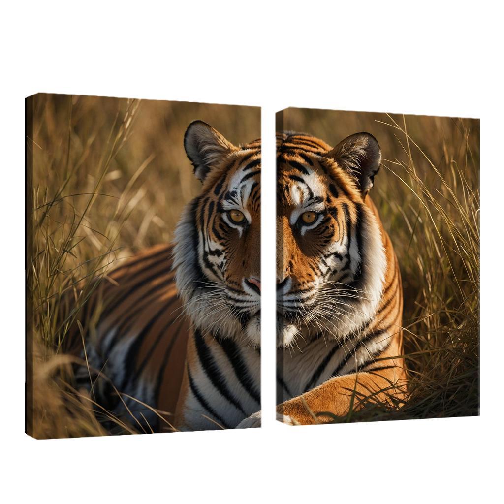 The Magnificent Bengal Tiger Icon Of The Indian Wilderness Modern Paintings Frame