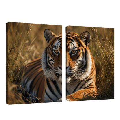 The Magnificent Bengal Tiger Icon Of The Indian Wilderness Modern Paintings Frame