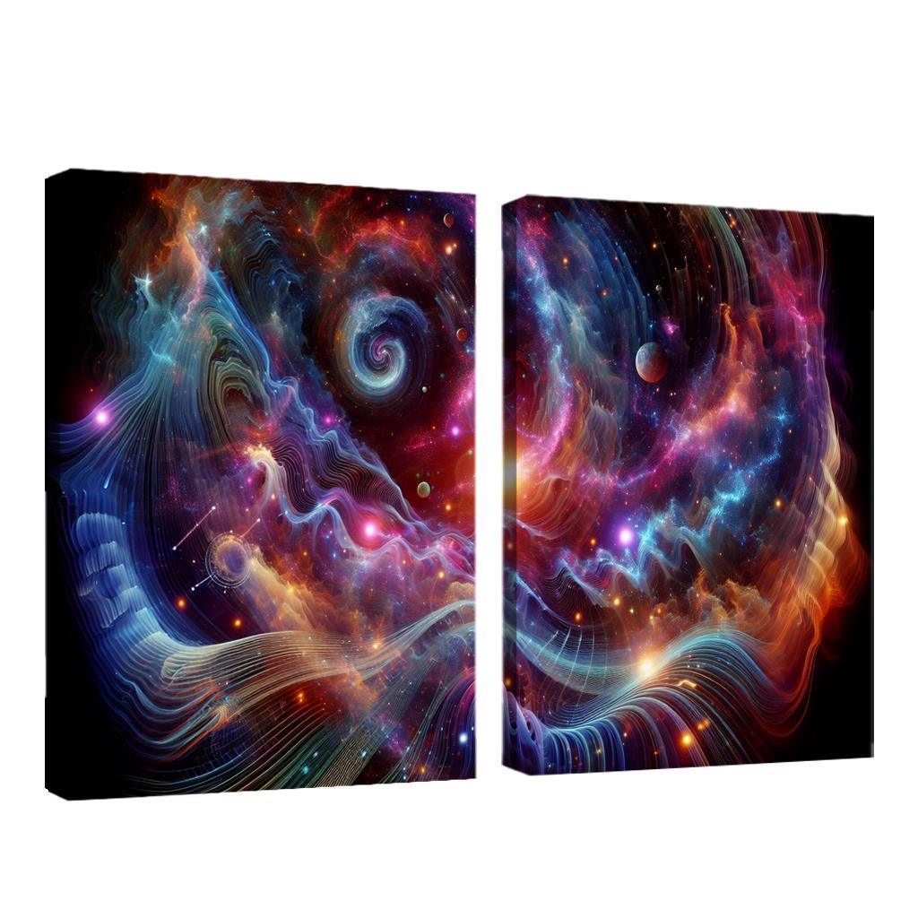Celestial Interplay Of Frequencies Premium Artwork Frames