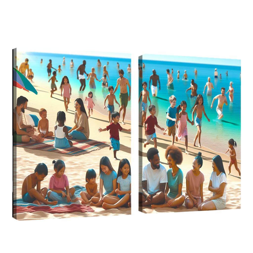 Emerald Cove Family Fun And Exploration Premium Artwork Frames