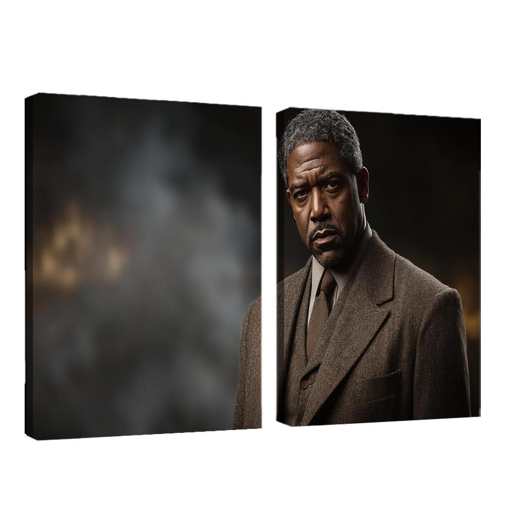 Denzel Washington The Voice Of A Leading Man Framed Paintings