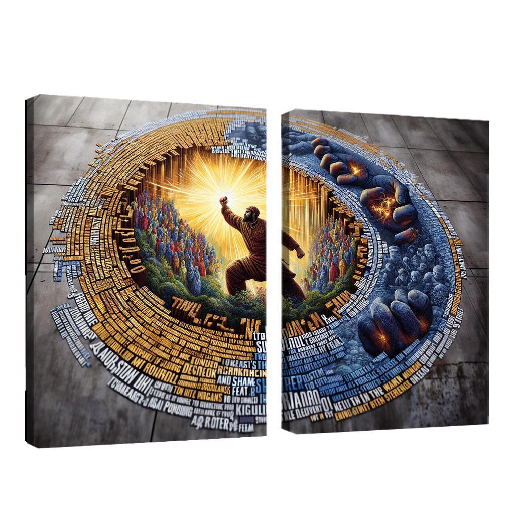 Tales Of Survival The Fight Against Domestic Violence Custom Paintings Frame