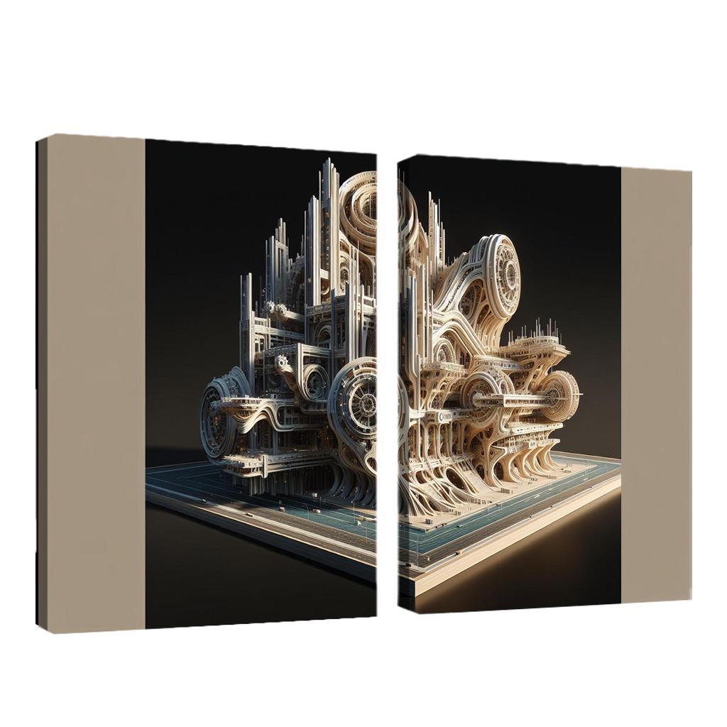 Digital Fabrication Architecture Custom Paintings Frame