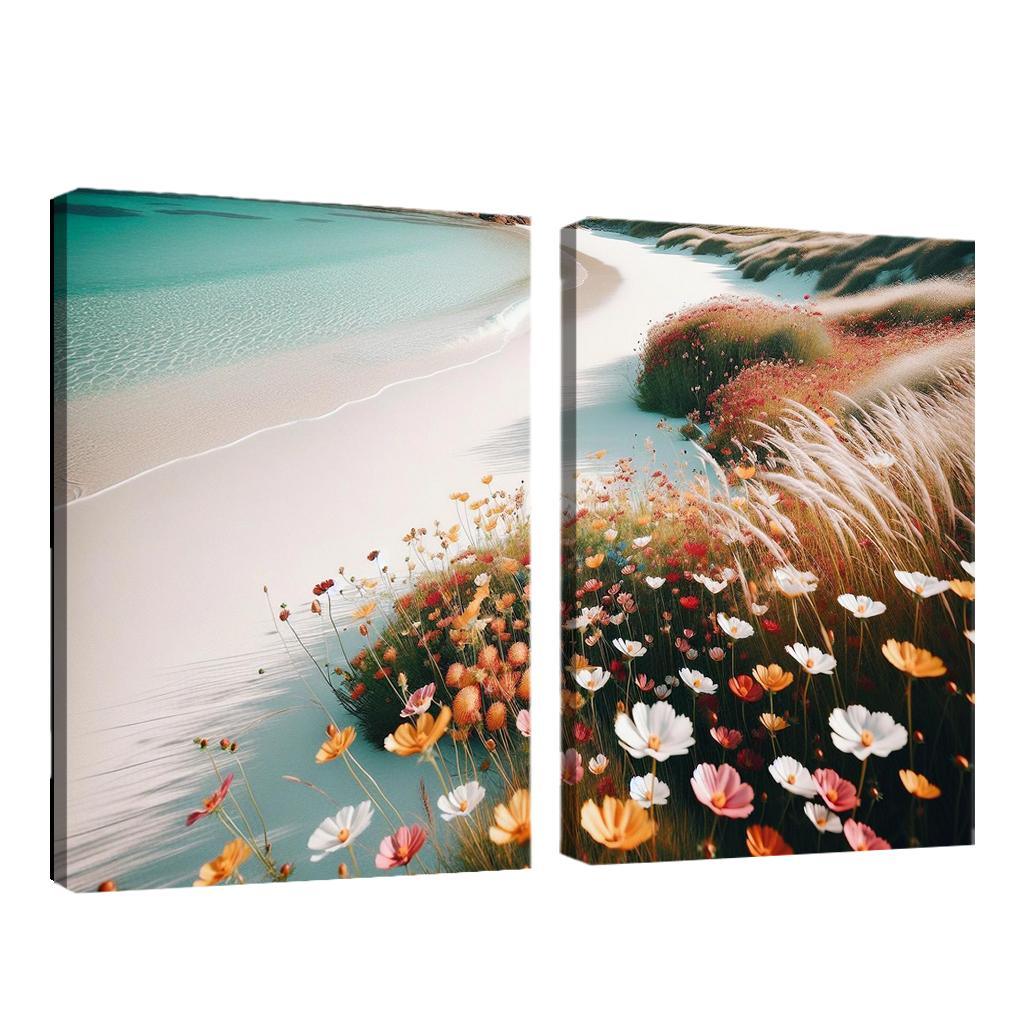 Wildflower Beach Nature's Canvas Premium Artwork Frames
