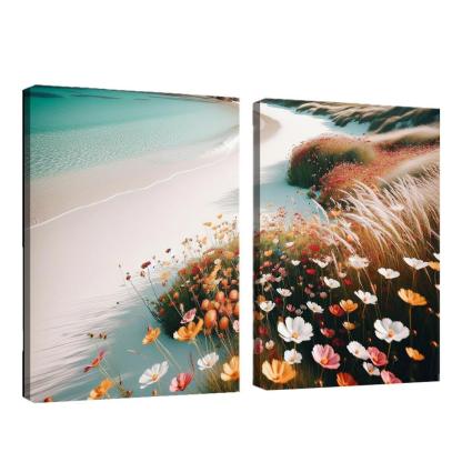 Wildflower Beach Nature's Canvas Premium Artwork Frames