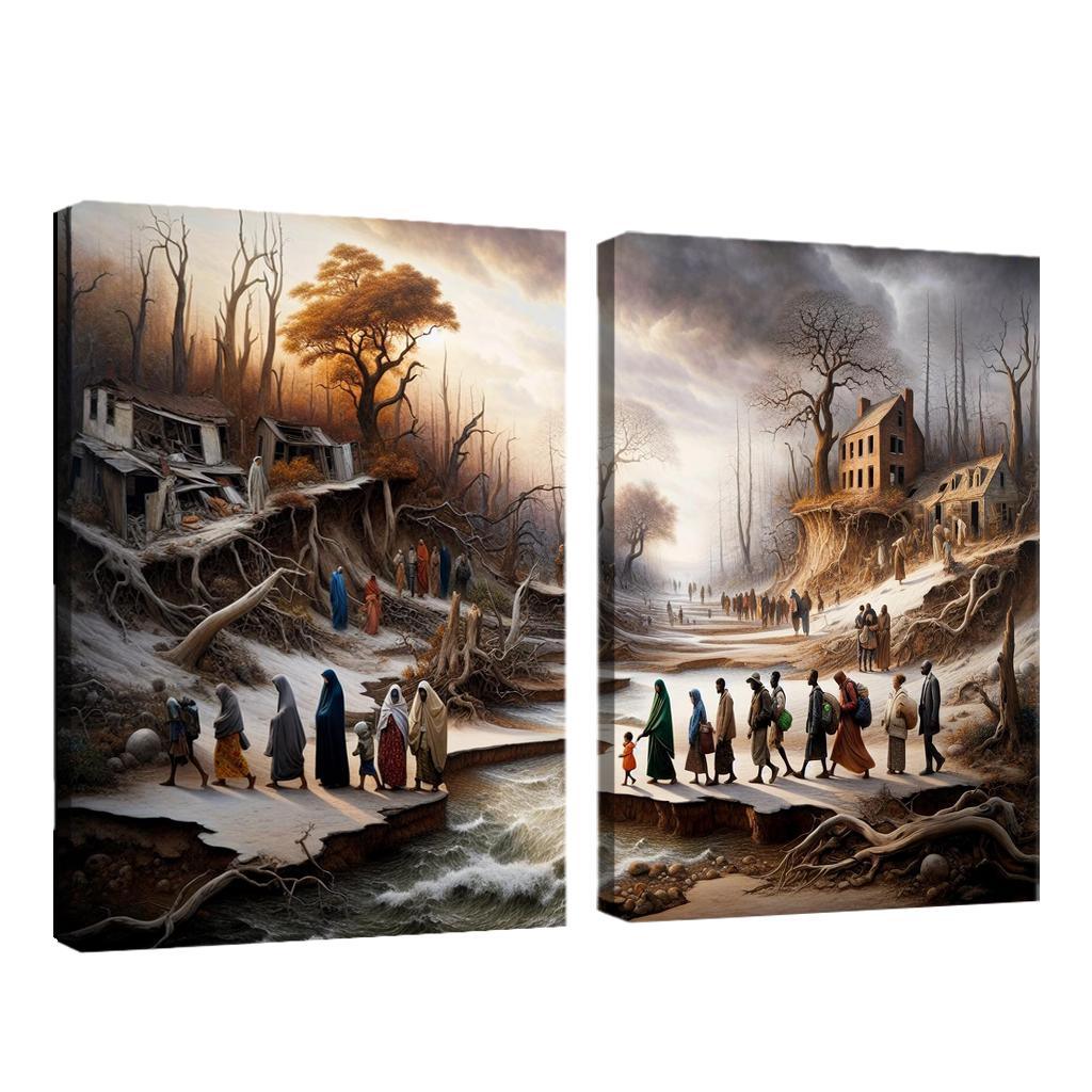 Climate Refugees The Human Face Of Environmental Displacement Art Trends