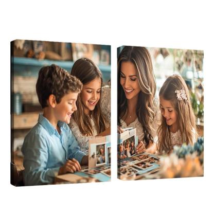 Mosaic Of Memories A Mothers Love Canvas Paintings Frame