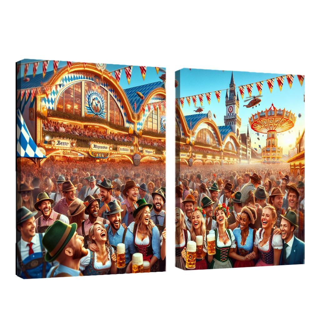 Oktoberfest - Germany Modern Paintings Frame