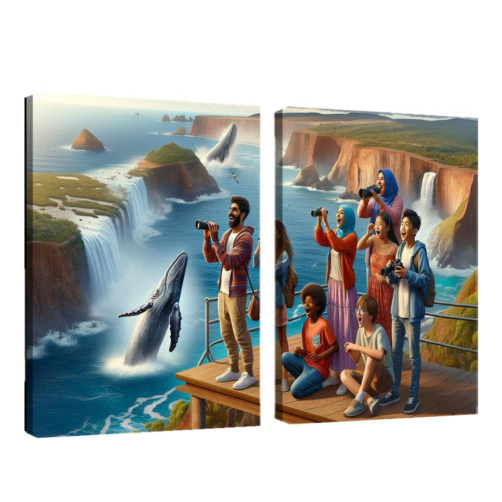 Whale Watching Point Nature's Majestic Show Art Trends