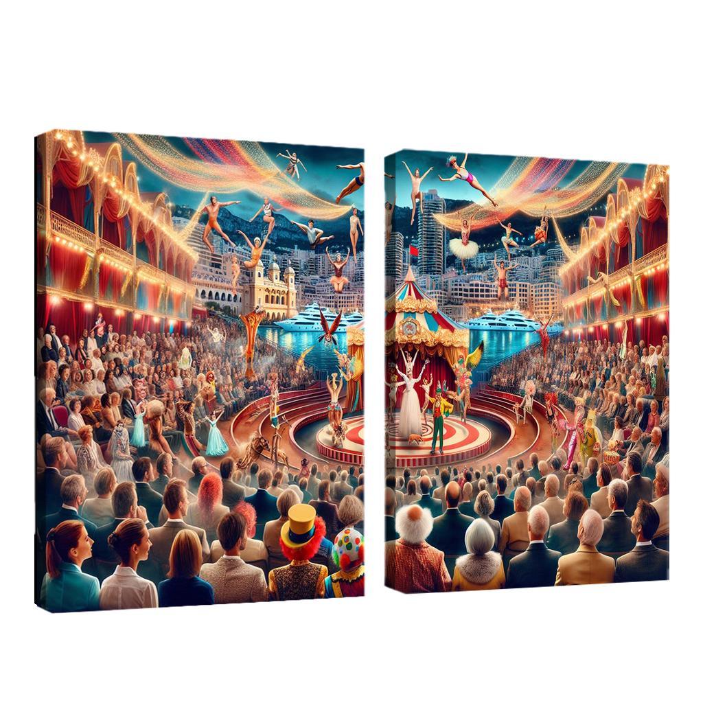 International Circus Festival - Monaco Framed Paintings