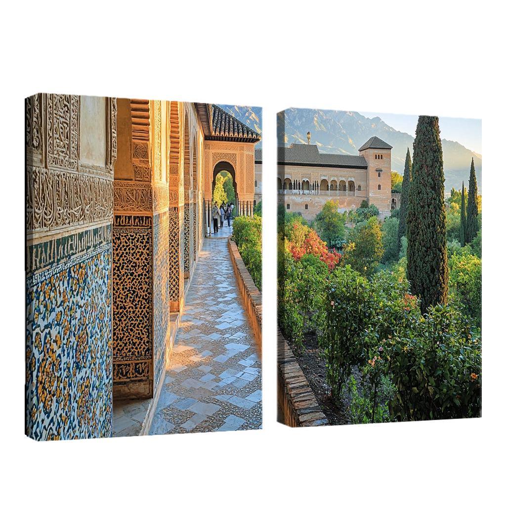 Alhambra Abstract Paintings Frame