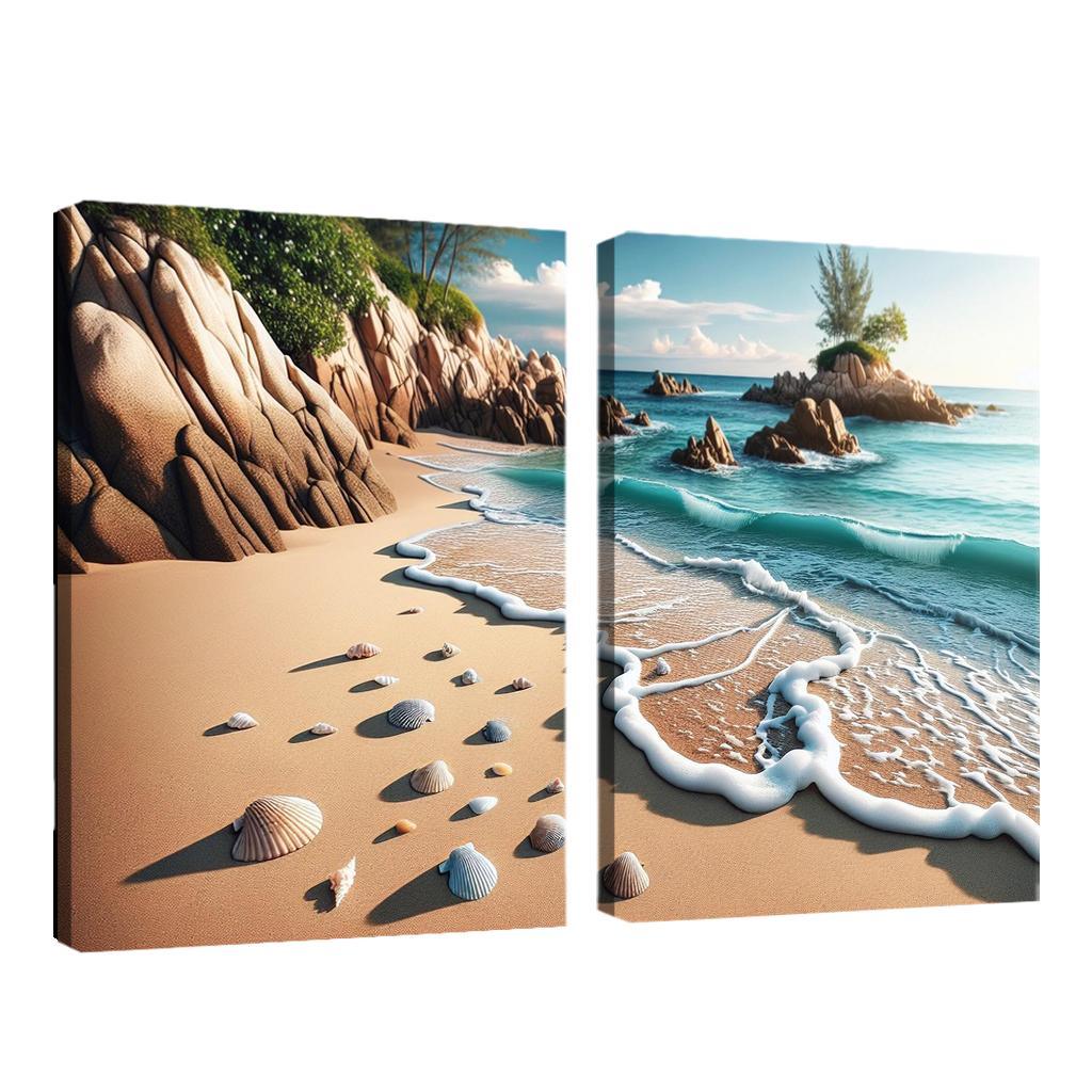Secret Shore Off-the-beaten-path Oasis Premium Artwork Frames