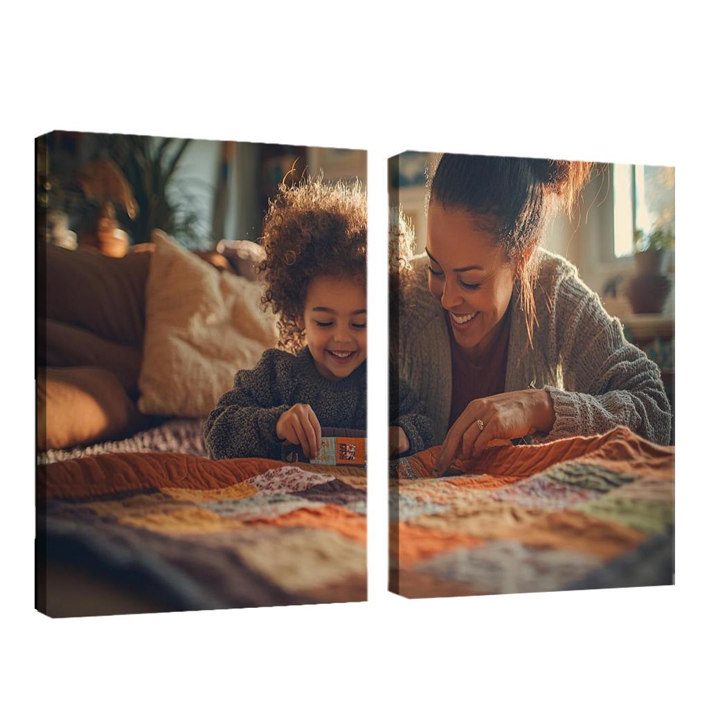 The Fabric Of Life A Mothers Threads Custom Paintings Frame
