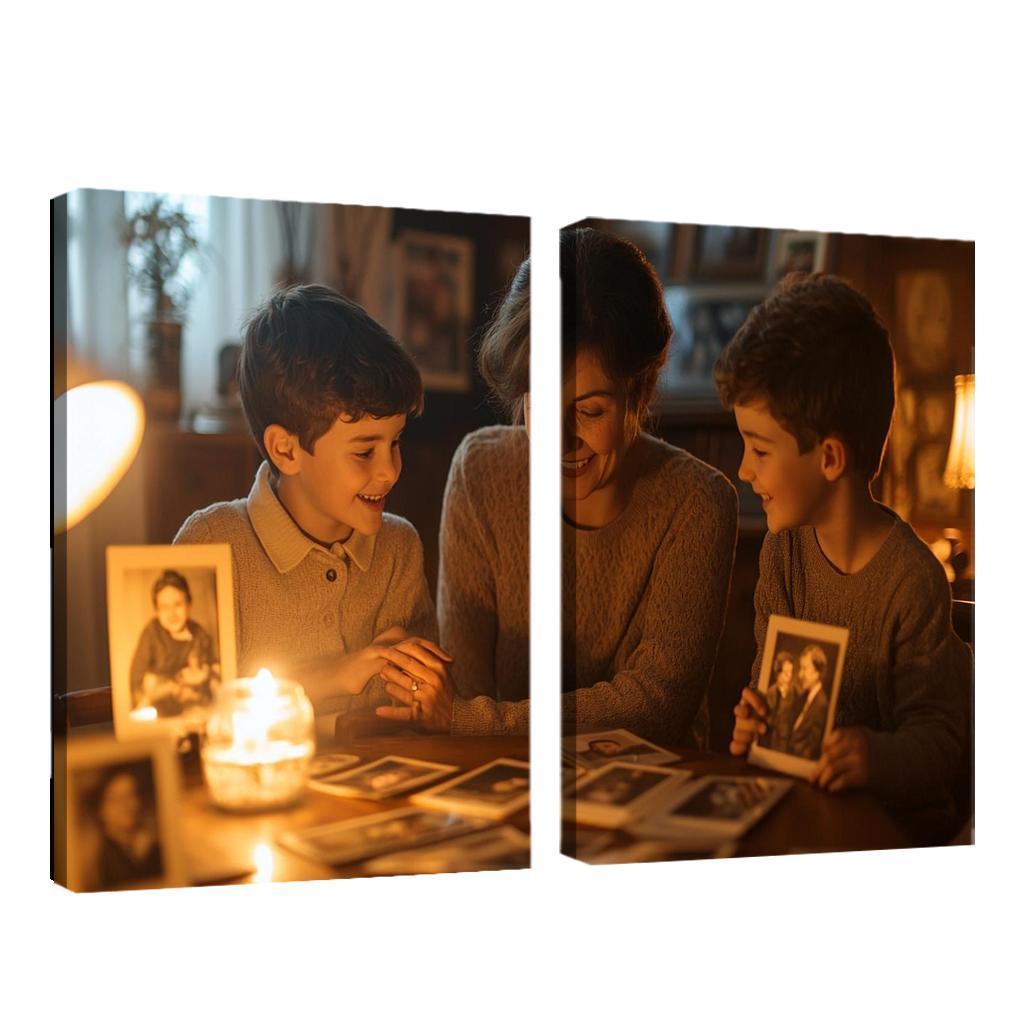 In The Embrace Of Memories A Mothers Legacy Canvas Paintings Frame