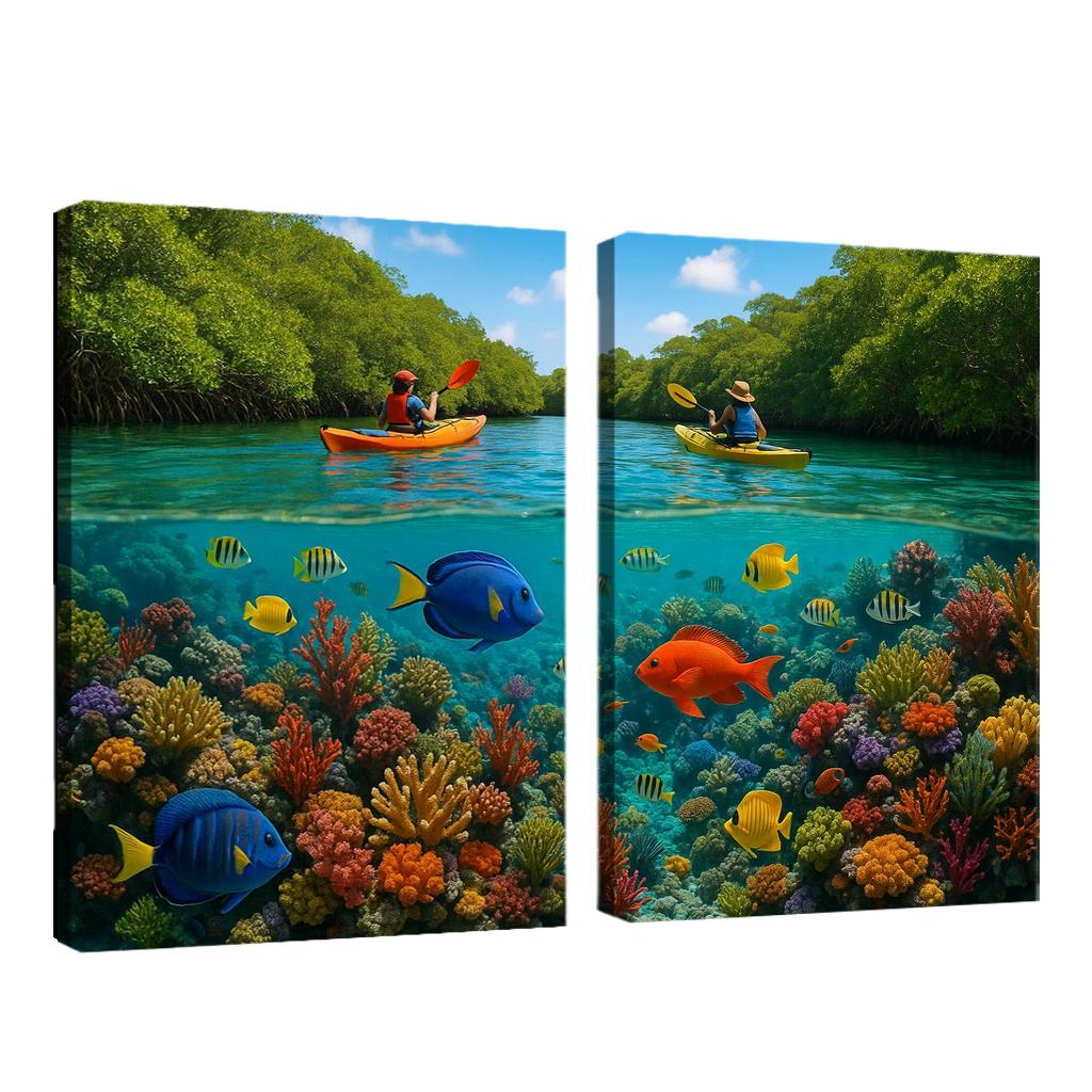 Coral Bay Adventure And Eco-tourism Custom Paintings Frame