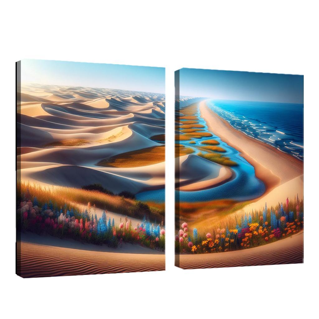 Tranquil Dunes A Refuge For Nature Lovers Abstract Paintings Frame