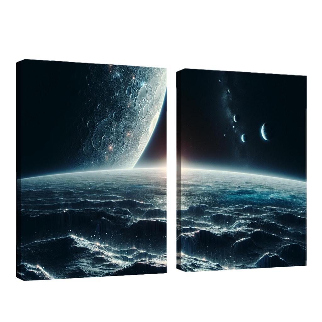 The Chilling Reality Of Ice Worlds Abstract Paintings Frame