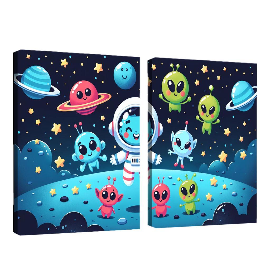 Silly Space Adventure Premium Artwork Frames