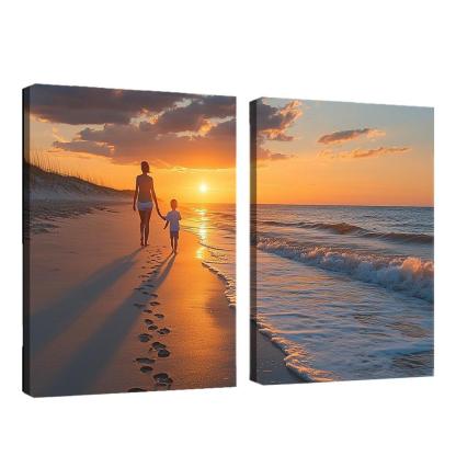 Footprints In The Heart A Mothers Journey Canvas Paintings Frame