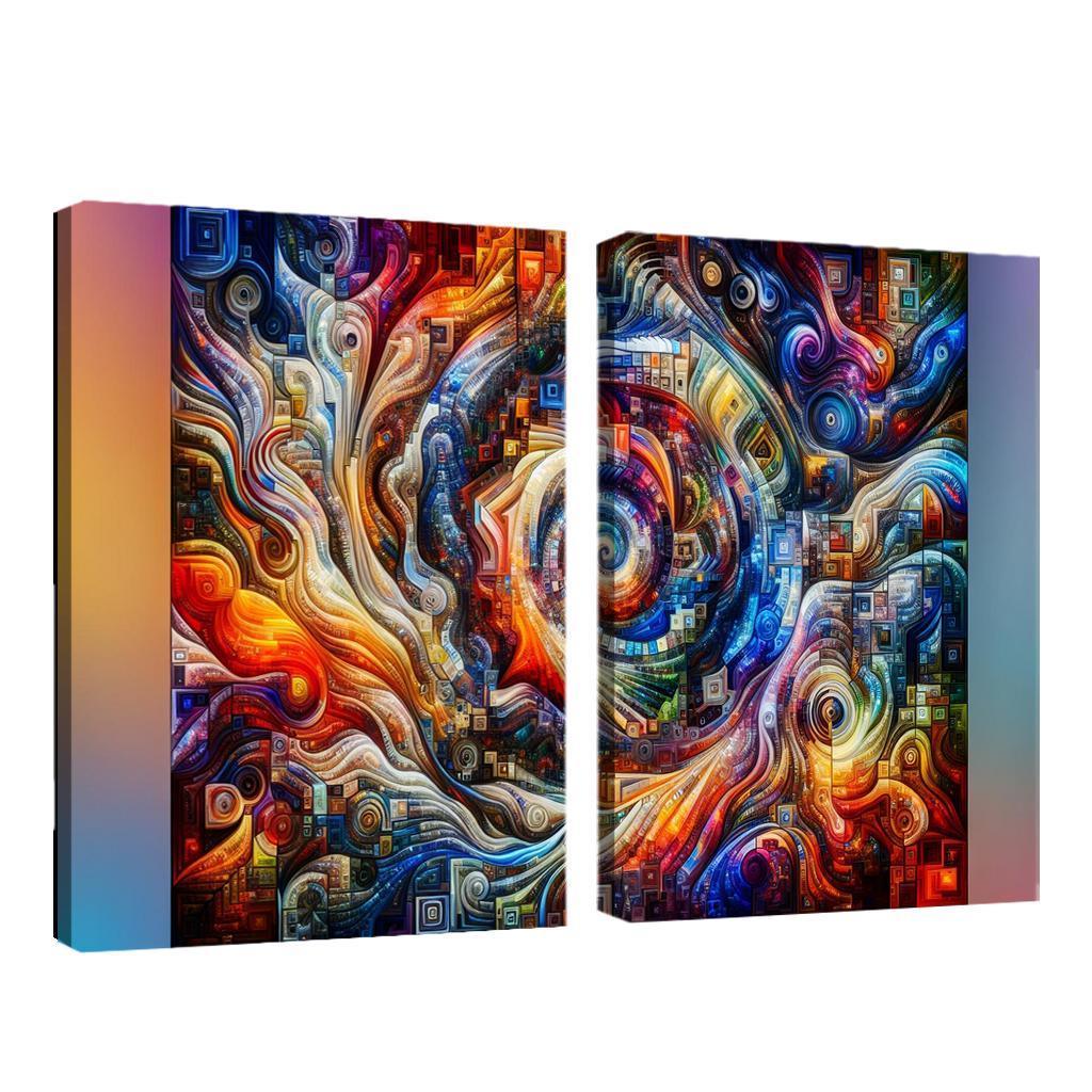 Kaleidoscope Of Memories Premium Artwork Frames