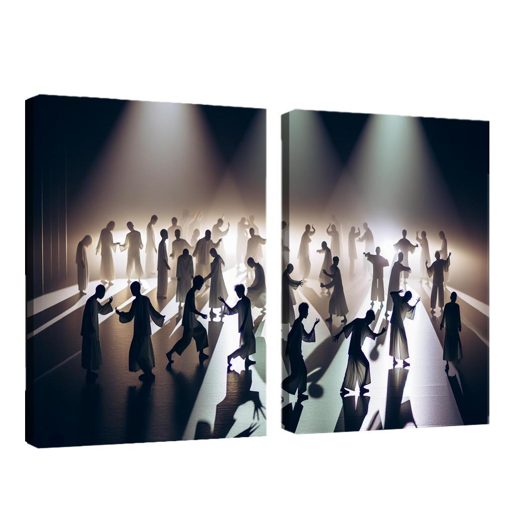 Butoh The Dance Of Darkness And Light Modern Paintings Frame
