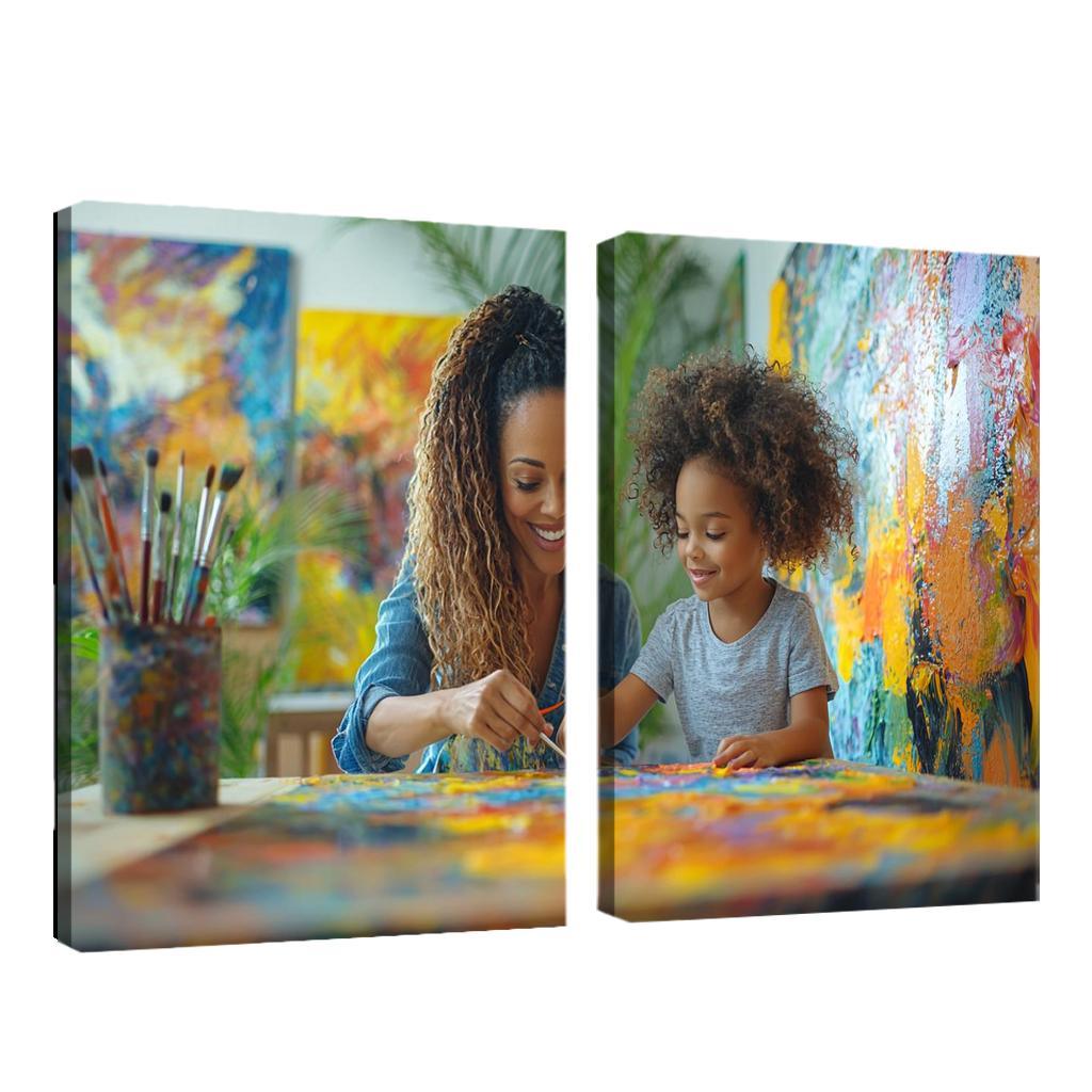 The Art Of Nurturing A Mothers Gentle Care One-piece Frames